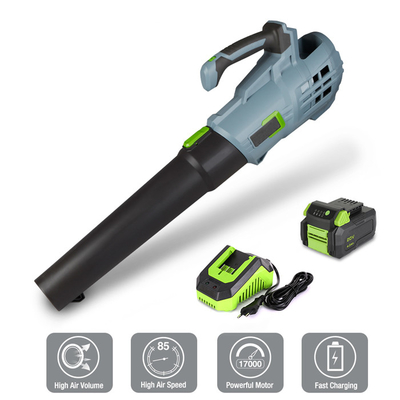 Luft-Gebläse-drahtloser Laubsauger 16000RPM 60Hz drahtloser mit Batterie und Ladegerät